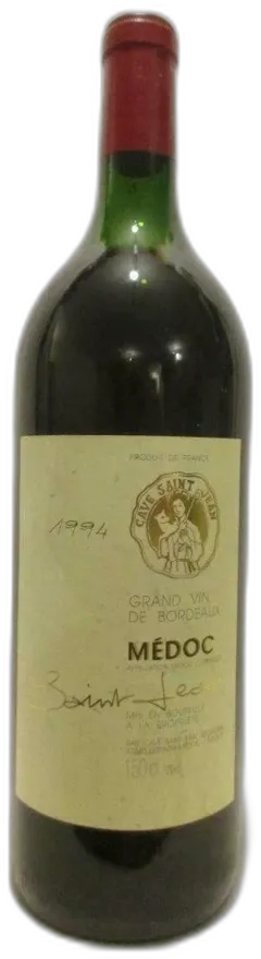 photo 1994 Médoc Cave Saint-Jean Magnum Rouge Bordeaux France