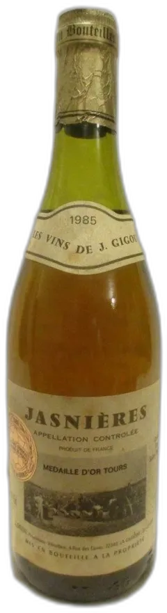 photo Jasnières Gigou Domaine de la Charrière Clos Saint-Jacques