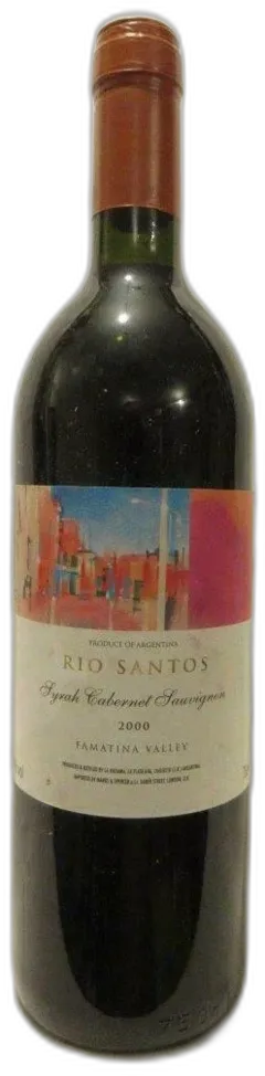 photo Syrah Cabernet-Sauvignon Rouge Famatina Valley