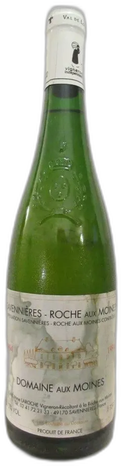 photo Savennières Domaine Aux Moines Étiquette Tachée