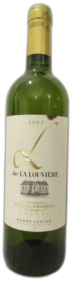 photo 2007 Pessac-Léognan l de la Louviére Blanc Bordeaux