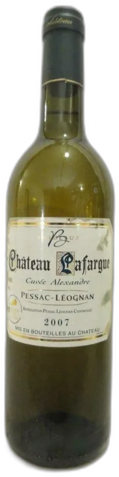 photo 2007 Pessac-Léognan Château Lafargue Blanc Bordeaux