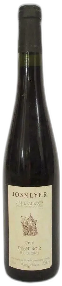 photo Pinot Noir Josmeyer Tête de Cuvée Rouge Alsace