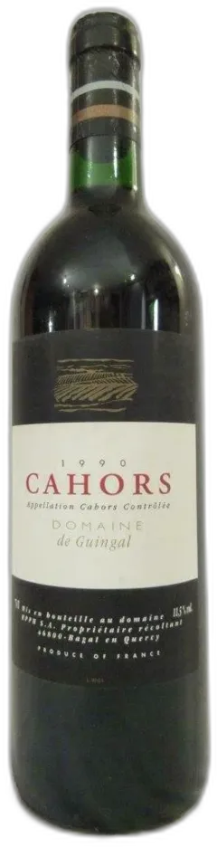 photo Cahors Domaine de Guingal Rouge Sud-Ouest