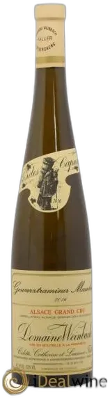 photo Alsace Gewurztraminer Grand Cru Mambourg Weinbach 2016