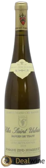 photo Alsace Gewurztraminer Grand Cru Rangen de Thann Clos Saint Urbain