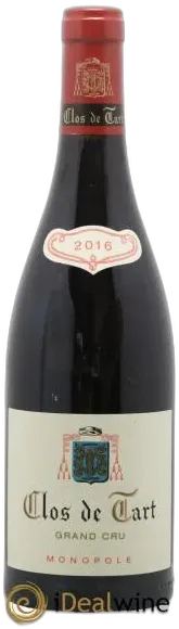 photo Clos de Tart Grand Cru Mommessin 2016
