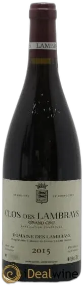 photo Clos des Lambrays Grand Cru Domaine des Lambrays 2015