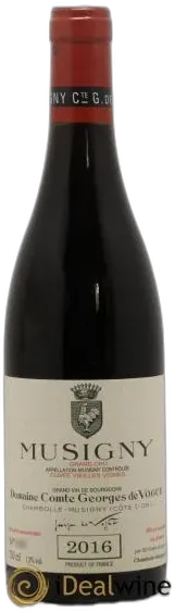 photo Musigny Grand Cru Cuvée Vieilles Vignes Comte Georges de Vogüé