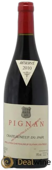 photo Châteauneuf-du-Pape Pignan Emmanuel Reynaud 2010