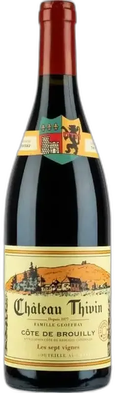 photo du vin Château Thivin les Sept Vignes Côte de Brouilly