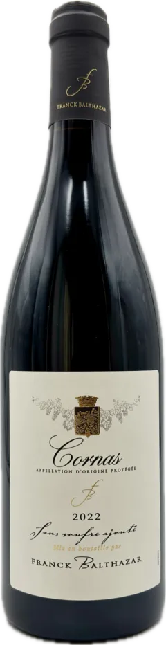 photo du vin Franck Balthazar Sans Soufre Ajoute 2022 Vin Rouge, Vallée du Rhône