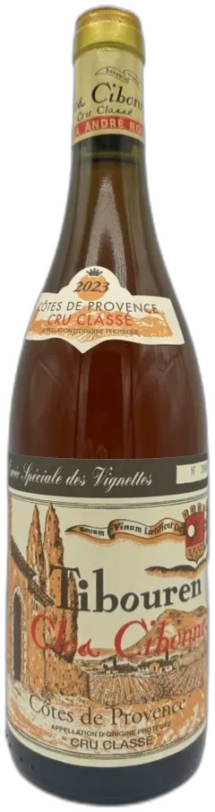 illustration du vin Clos Cibonne Cuvee Speciale des Vignettes Rose 2023 Provence Corse France