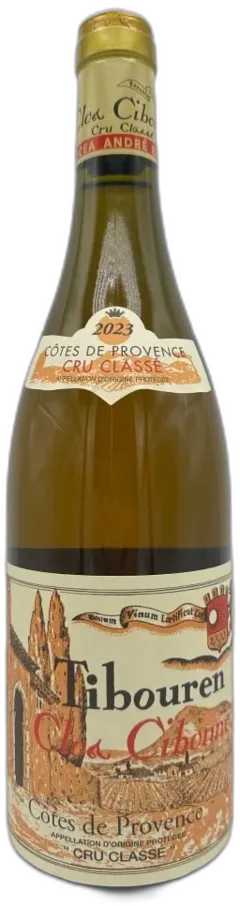 photo Clos Cibonne Cuvee Tradition Cru Classe 2023 Provence Corse France