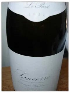 photo Sancerre Blanc le Pavé Vacheron 2022