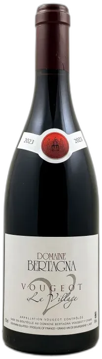 photo du vin Bertagna Vougeot "le Village" 2023