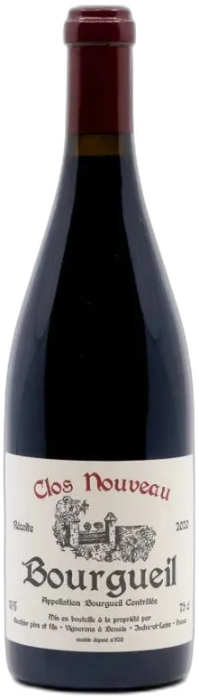 photo du vin Domaine du Bel Air Bourgueil Clos Nouveau