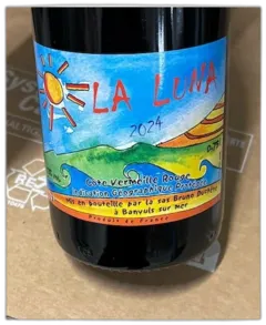 photo Bruno Duchène Vin de Pays de la Côte Vermeille Rouge la Luna 2024