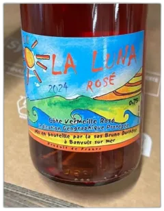 photo Bruno Duchène Vin de Pays de la Côte Vermeille Rosé la Luna 2024