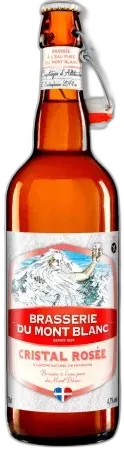 capture du vin Bière Cristal Rosée Framboise) Brasserie Mont