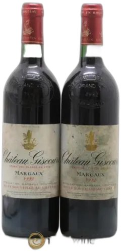 photo Château Giscours 3ème Grand Cru Classé 1992