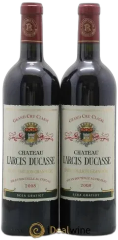 photo Château Larcis Ducasse 1er Grand Cru Classé b 2008