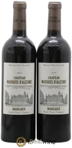 photo Château Marquis D&Apos;Alesme Becker 3ème Grand Cru Classé 2015