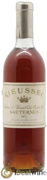 photo Château Rieussec 1er Grand Cru Classé 1971
