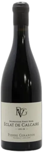 photo Bourgogne Eclat de Calcaire Pinot Noir Pierre Girardin 2018
