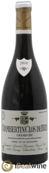 photo Chambertin Clos de Bèze Grand Cru Armand Rousseau 2010