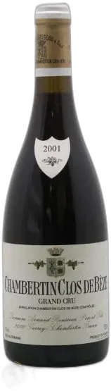 photo Chambertin Clos de Bèze Grand Cru Armand Rousseau 2001