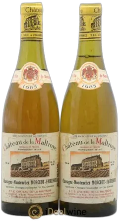 photo Chassagne-Montrachet 1er Cru Morgeot Fairendes Chateau de la Maltroye 1985