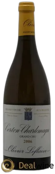 photo Corton-Charlemagne Grand Cru Olivier Leflaive 2006
