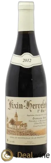 photo Fixin 1er Cru Hervelets Bart 2012