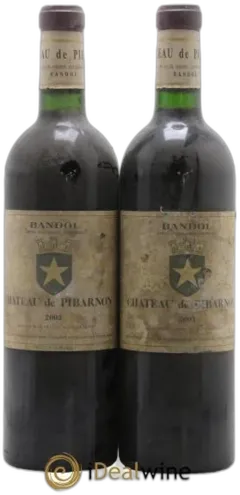 photo Bandol Château de Pibarnon Comte de Saint-Victor 2003