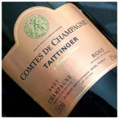 photo Champagne Taittinger Comtes de Champagne Rose 1985
