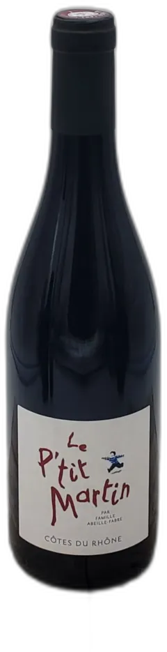 image du vin Côtes du Rhône Rouge "le p'Tit Martin" Oratoire st Martin