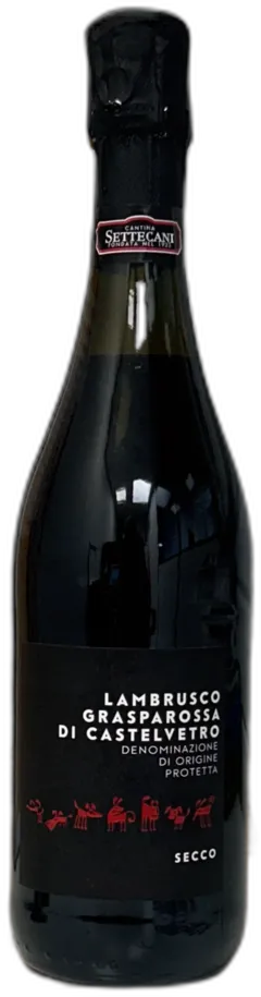 photo du vin Italie Lambrusco Grasparossa di Castelvetro Secco Vin Pétillant