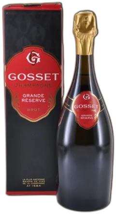 vue du vin Champagne Grande Réserve Gosset
