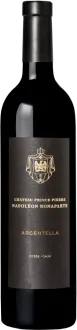 vue du vin Argentella Rouge 2023 Château Prince Pierre Napoléon Bonaparte