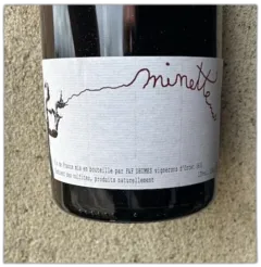 photo du vin Vin de France Rouge Minette