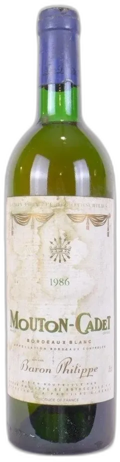 photo Mouton-Cadet Baron Philippe de Rothschild Blanc