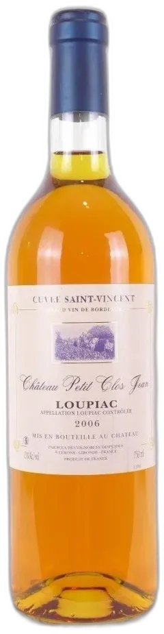 photo Loupiac Château Petit Clos Jean Cuvée Saint-Jean Liquoreux