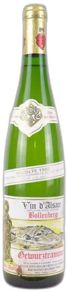 photo Gewurztraminer Clos Sainte-Apolline Bollenberg Fût de Chêne Blanc