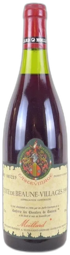 photo Côtes de Beaune Moillard Tastevinage Rouge Bourgogne