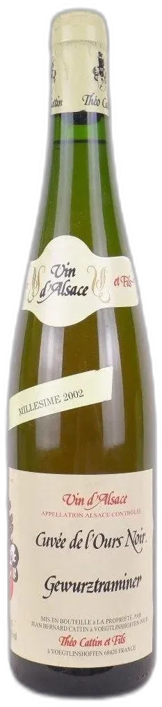 photo Gewurztraminer Théo Cattin Cuvée de l’Ours Noir