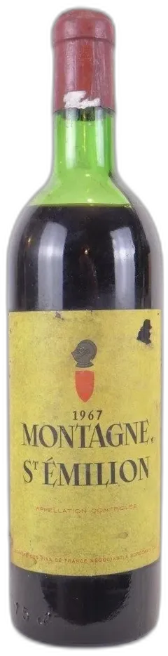 photo 1967 Montagne Saint-Émilion Sdvdf Négociant Rouge Bordeaux