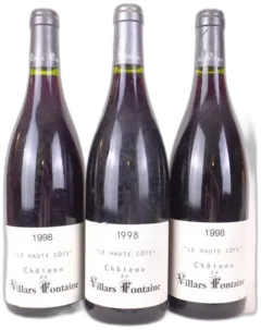 photo Château de Villars Fontaine le Haute Côte Lot de Rouge Bourgogne