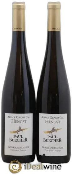 photo Alsace Gewurztraminer Grand Cru Hengst Vendanges Tardives Domaine Buecher 2018