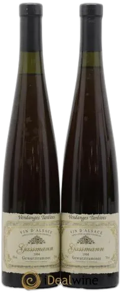 photo Alsace Gewurztraminer Vendanges Tardives Gassmann